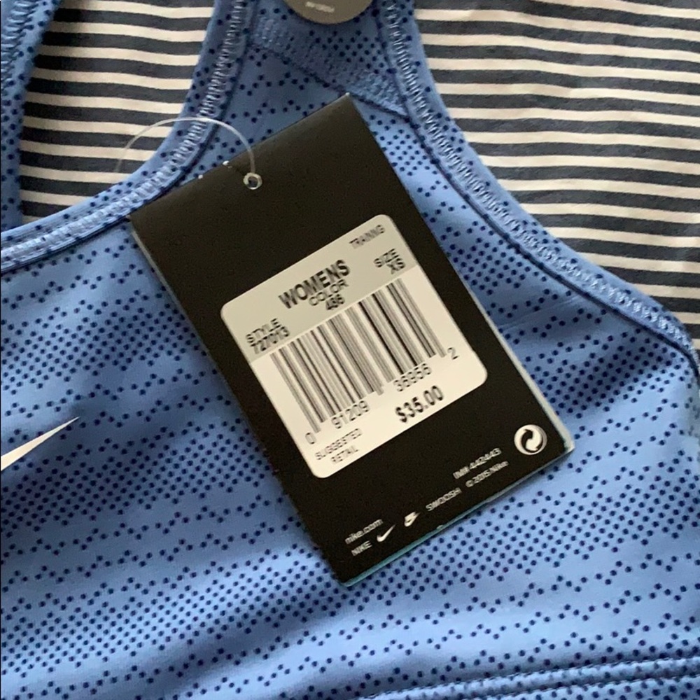 New nike women’s sports bra Xs medium support blue - Picture 3 of 3
